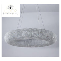 pendant lighting Kronos Crystal Ring Pendant - Luxor Home Decor & Lighting