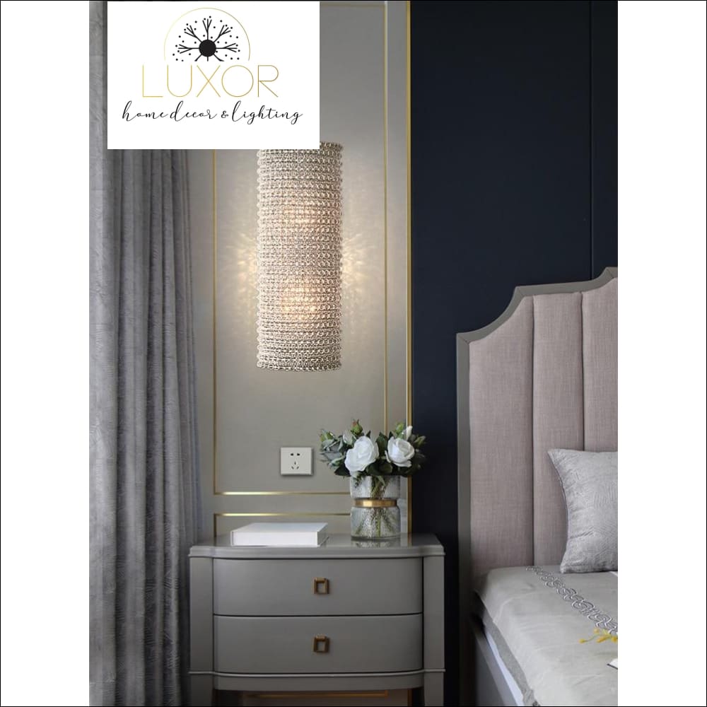 Kronos Crystal Wall Sconce - wall lighting