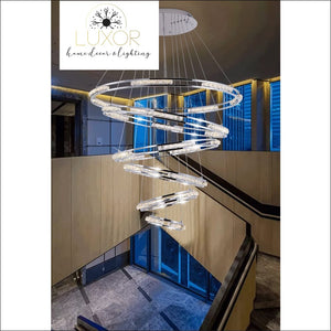 chandeliers Lana Staircase Luxury Chandelier - Luxor Home Decor & Lighting