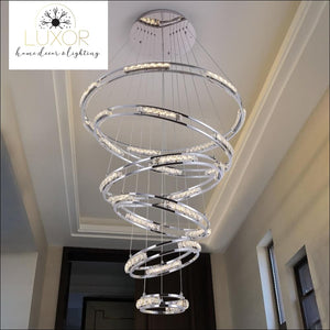 chandeliers Lana Staircase Luxury Chandelier - Luxor Home Decor & Lighting