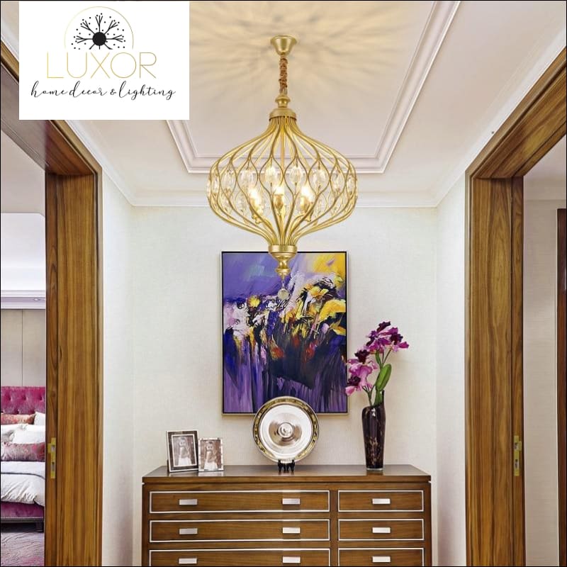 pendant lighting Lani Crystal Pendant Lamp - Luxor Home Decor & Lighting