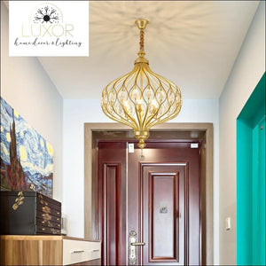 pendant lighting Lani Crystal Pendant Lamp - Luxor Home Decor & Lighting