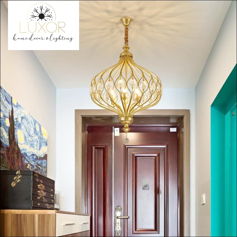 pendant lighting Lani Crystal Pendant Lamp - Luxor Home Decor & Lighting