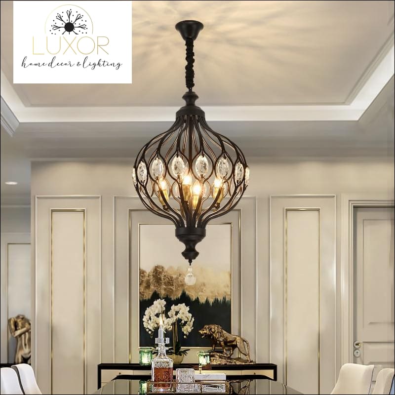 pendant lighting Lani Crystal Pendant Lamp - Luxor Home Decor & Lighting