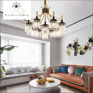 chandeliers Lanza Post Modern Chandelier - Luxor Home Decor & Lighting
