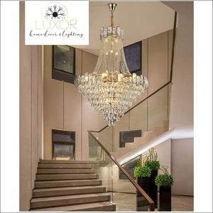 Lauri Crystal Chandelier - chandeliers