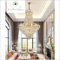 Lauri Crystal Chandelier - chandeliers