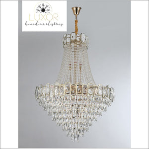 Lauri Crystal Chandelier - chandeliers