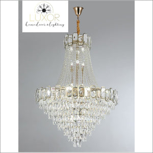 Lauri Crystal Chandelier - chandeliers