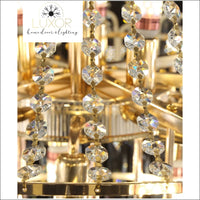 Lauri Crystal Chandelier - chandeliers