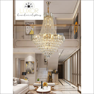 Lauri Crystal Chandelier - chandeliers