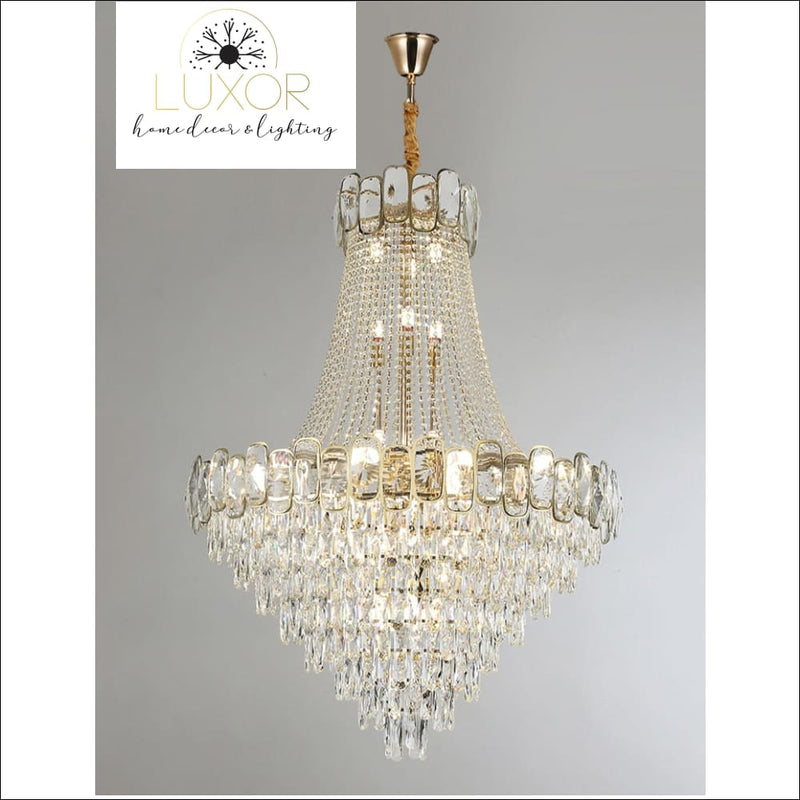 Lauri Crystal Chandelier - chandeliers