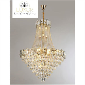 Lauri Crystal Chandelier - chandeliers