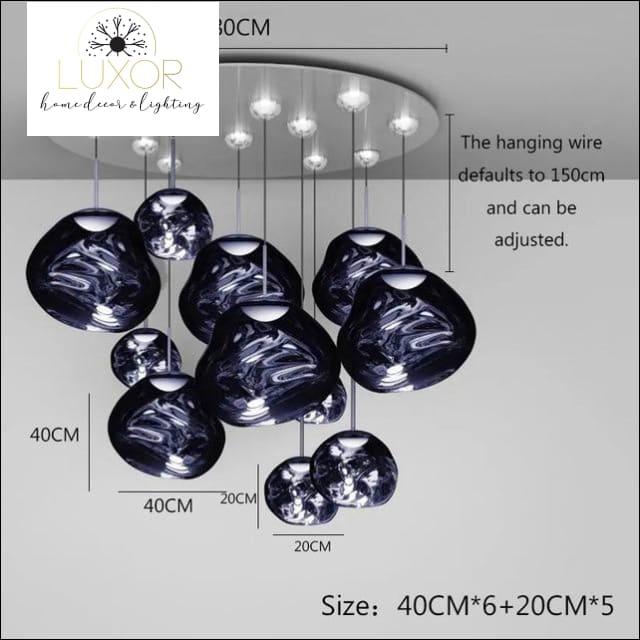 chandelier Lavina Post Modern Chandelier - Luxor Home Decor & Lighting