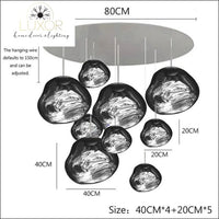 chandelier Lavina Post Modern Chandelier - Luxor Home Decor & Lighting