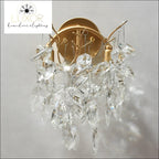 wall lighting Leaf Crystal Wall Sconce - Luxor Home Decor & Lighting