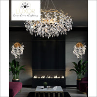 wall lighting Leaf Crystal Wall Sconce - Luxor Home Decor & Lighting