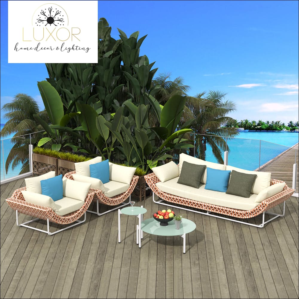 Leanori 5 Piece Patio Set - Outdoor Seating