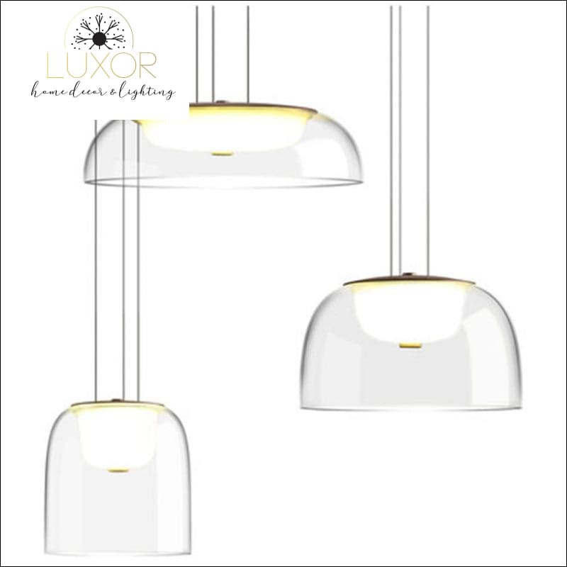 pendant lighting Leland Modern Glass Pendant Lamp - Luxor Home Decor & Lighting