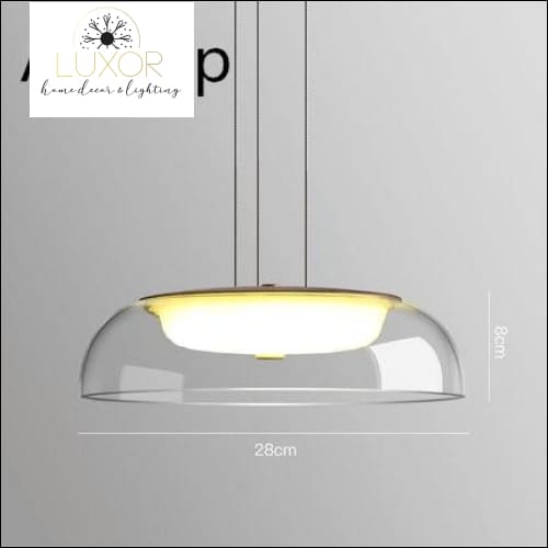 pendant lighting Leland Modern Glass Pendant Lamp - Luxor Home Decor & Lighting