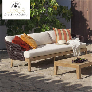 Lenier 4 Piece Teak Patio Set