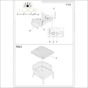 Lenier 4 Piece Teak Patio Set