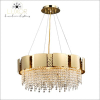 chandelier Lenora Gold Crystal Chandelier - Luxor Home Decor & Lighting