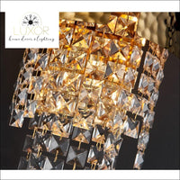 wall lighting Lenora Gold Crystal Wall Sconce - Luxor Home Decor & Lighting