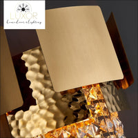 wall lighting Lenora Gold Crystal Wall Sconce - Luxor Home Decor & Lighting