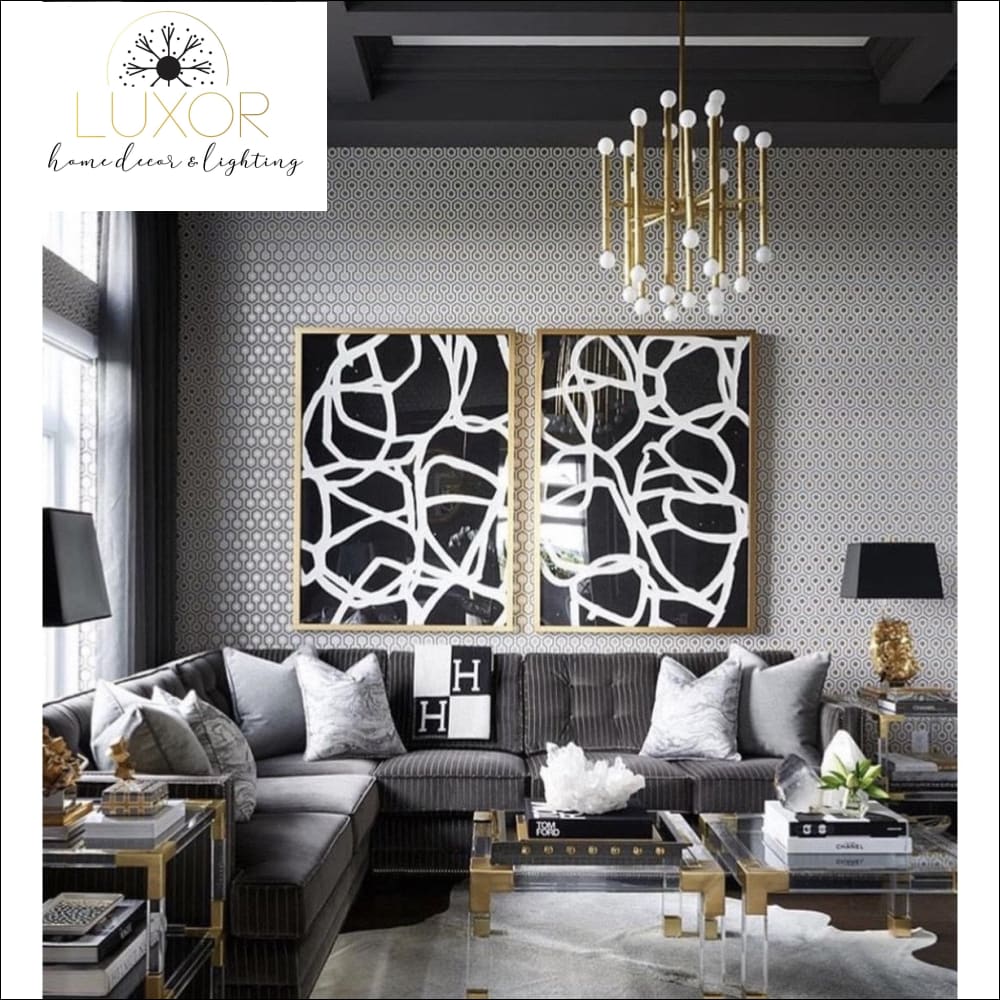 Chandeliers Lexi Gold Nordic Chandelier - Luxor Home Decor & Lighting