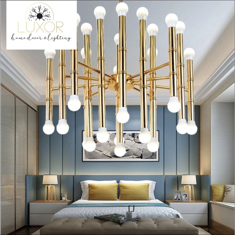 Chandeliers Lexi Gold Nordic Chandelier - Luxor Home Decor & Lighting
