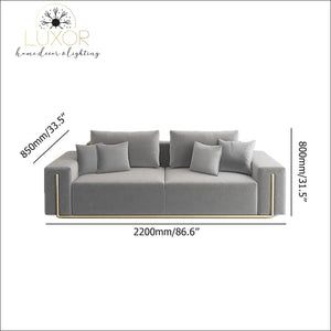 Liberty Modern Upholstered Sofa