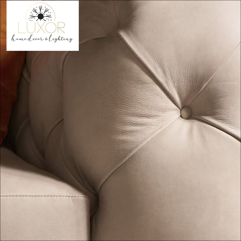 Lida Velvet Upholstered Tufted Sofa