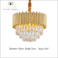 pendant lighting Lilimart Crystal Pendant - Luxor Home Decor & Lighting