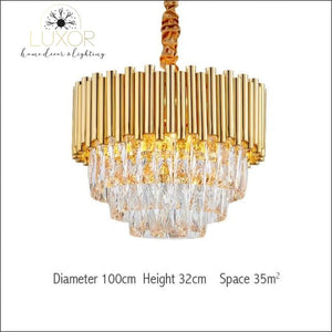 pendant lighting Lilimart Crystal Pendant - Luxor Home Decor & Lighting