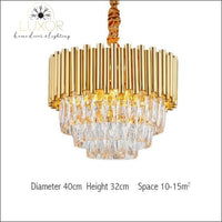 pendant lighting Lilimart Crystal Pendant - Luxor Home Decor & Lighting