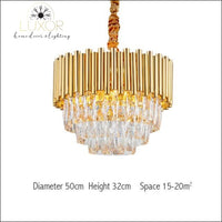 pendant lighting Lilimart Crystal Pendant - Luxor Home Decor & Lighting