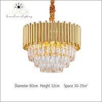 pendant lighting Lilimart Crystal Pendant - Luxor Home Decor & Lighting