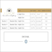 pendant lighting Lilimart Crystal Pendant - Luxor Home Decor & Lighting