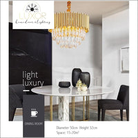pendant lighting Lilimart Crystal Pendant - Luxor Home Decor & Lighting