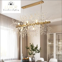 chandeliers Linear Crystal Chandelier - Luxor Home Decor & Lighting