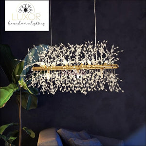 chandeliers Linear Crystal Chandelier - Luxor Home Decor & Lighting