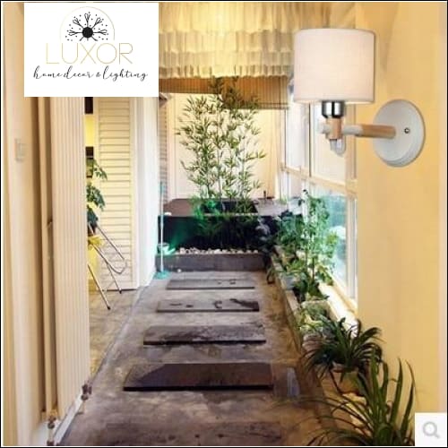wall lighting Linen Nordic Modern Sconce - Luxor Home Decor & Lighting