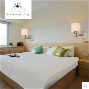 wall lighting Linen Nordic Modern Sconce - Luxor Home Decor & Lighting