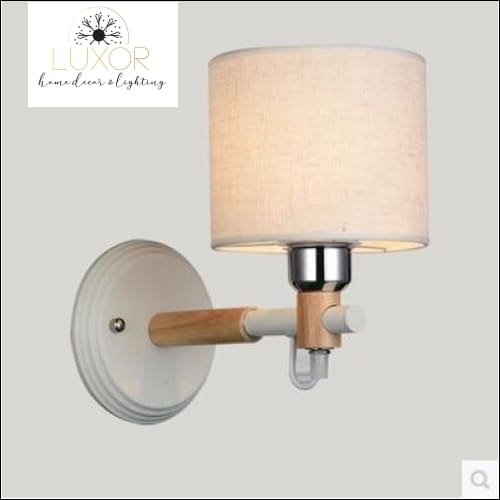 wall lighting Linen Nordic Modern Sconce - Luxor Home Decor & Lighting
