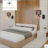 wall lighting Linen Nordic Modern Sconce - Luxor Home Decor & Lighting