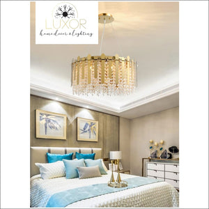 chandeliers Lini Crystal Chandelier - Luxor Home Decor & Lighting