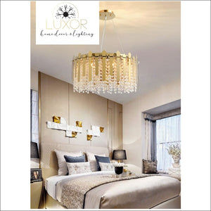 chandeliers Lini Crystal Chandelier - Luxor Home Decor & Lighting