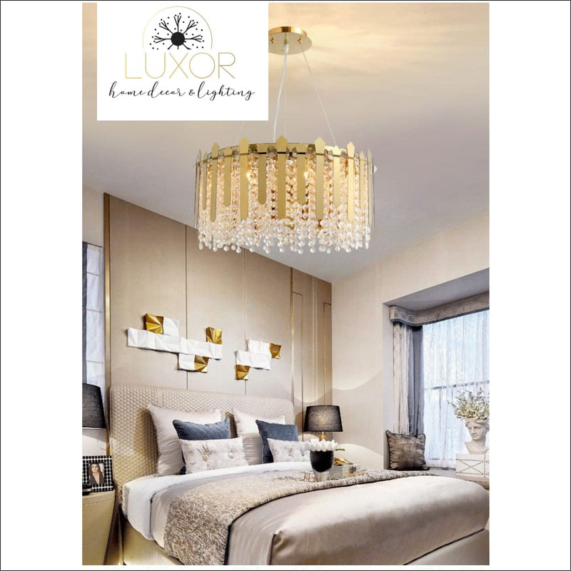 chandeliers Lini Crystal Chandelier - Luxor Home Decor & Lighting