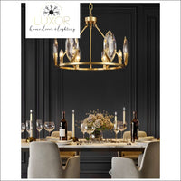 chandeliers Lisandra Lustre Crystal Chandelier - Luxor Home Decor & Lighting